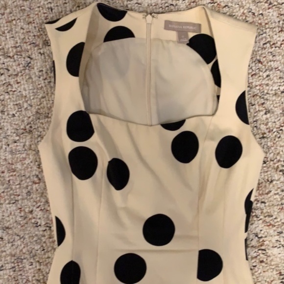 Banana Republic Sloan Fit Polka Dot Dress - Picture 1 of 5